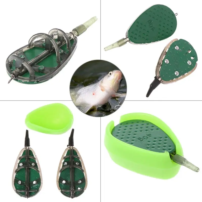 

Fish Lure Quick Release Mould Fishing Carp Terminal Tackle Feeders Method Moulds 30g 40g