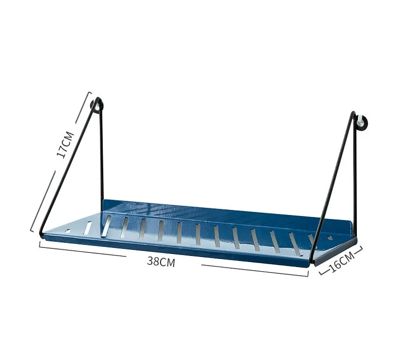 Скандинавские подвесные полки из кованого железа, настенные стеллажи для хранения, стеллажи, подставка, держатель для детской комнаты, украшение, Органайзер - Цвет: 4