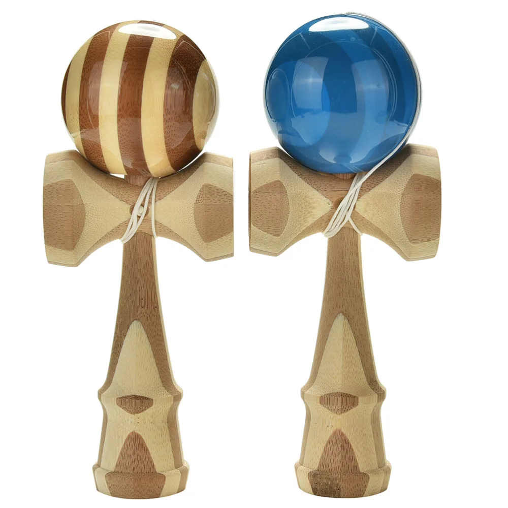 Professional Bamboo Kendama Toy Bamboo Kendama Skillful Juggling Ball