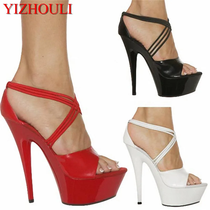 

Classics 3 Colours 15CM Super High Heel Platforms Pole Dance / Performance / Star / Model Shoes, Wedding Shoes