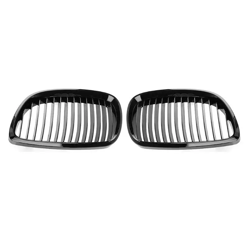 

2Pcs Black Bumper Kidney Grilles Car Gloss Front Kidney Grill Grilles for BMW E92 E93 316i 320d 06-10 Racing Grills Car Parts