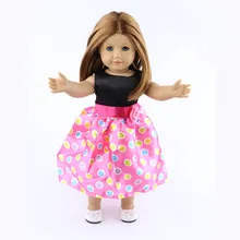 18-inch American girl dolls clothes manually white wedding dresses children Christmas gift free shipping W19