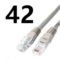 

2019 Ethernet Cable High Speed RJ45 Network LAN Cable Router Computer Cable for Computer Router 42