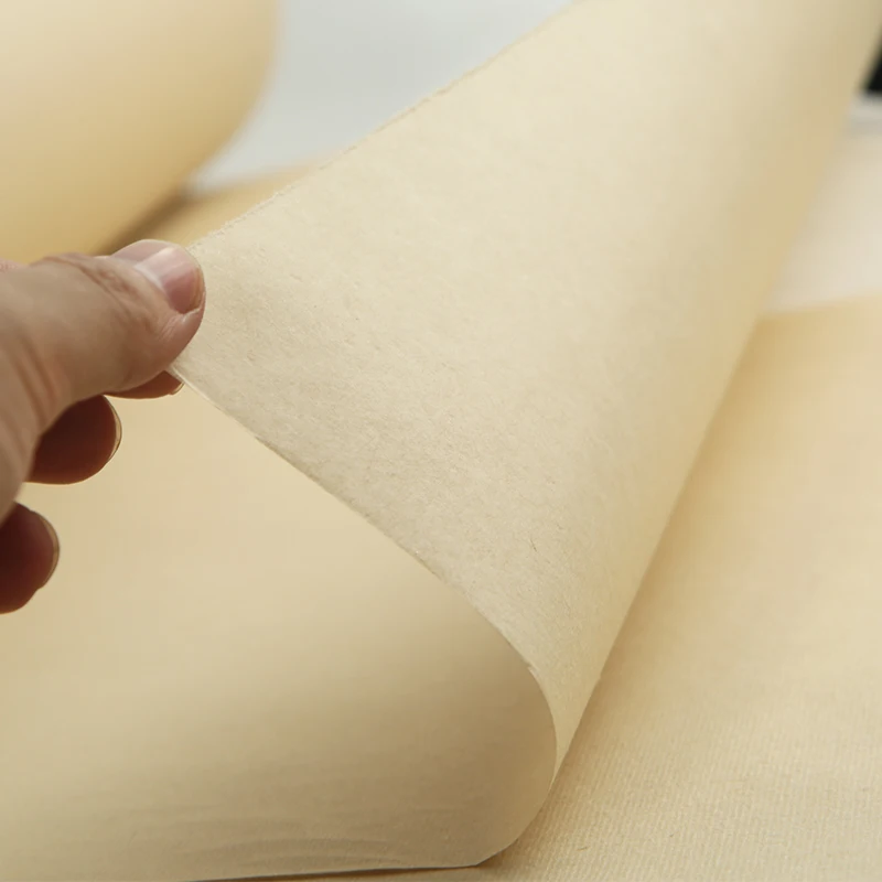 “ Papel de Cânhamo para Pintura Meio-maduro Pena Borda Xuan Caligrafia