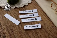Custom Sewing labels / brand labels, Custom Clothing Tags, Cotton Ribbon label, Name label (MD72) 96 custom logo labels children s clothing tags name tags white organic cotton labels animal decorative labels
