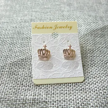 

Fashion Chic Rose Gold Tiny Crown Stud Earrings For Women