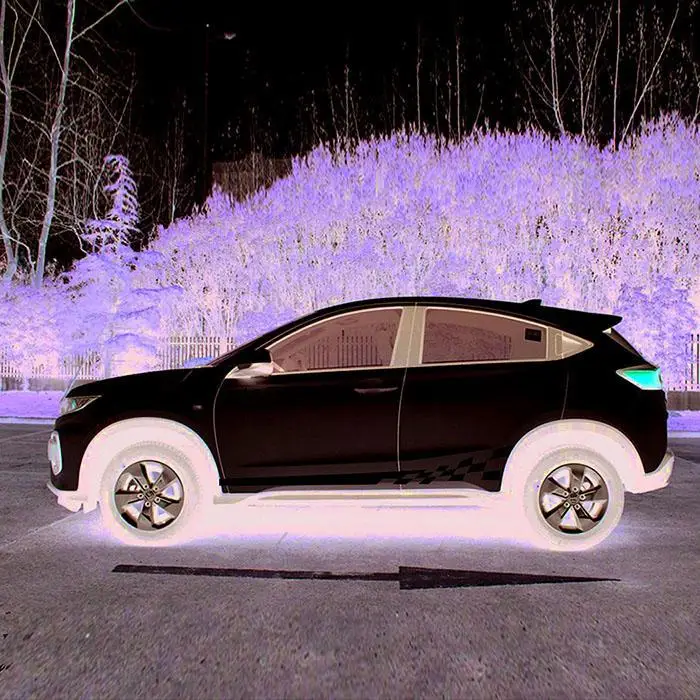 Клетчатая Автомобильная наклейка DIY Талия тела стикеры наклейки украшения креативные автомобильные внешние аксессуары