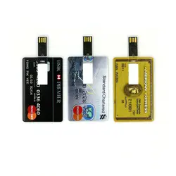Новый стиль USB флэш-накопитель 4 GB 8 GB 16 ГБ, 32 ГБ, 64 ГБ HSBC кредитной картой MasterCard E-DREAM USB флэш-накопитель флешки