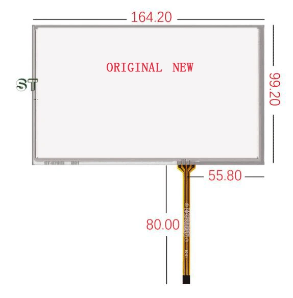 

7''inch DVD AT070TN90 AT070tn92 94ST-07002 touch screen 164.2*99.2