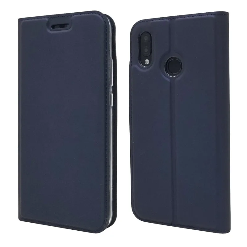 Blue Для huawei P8 P9 P10 P20 Lite Honor 6A 6X 7A 8 V9 V10 9 Lite Магнитная из искусственной кожи чехол-портмоне с отделением для карт чехол-книжка чехол-подставка для телефона - Цвет: Blue
