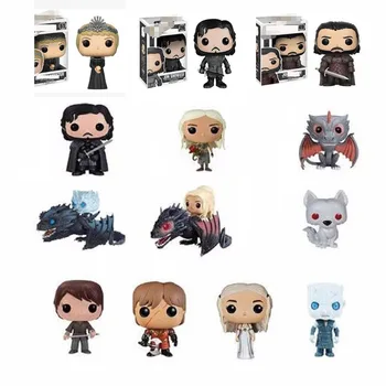 

Game of thrones NIGHT KING & ICY VISERION Daenerys Rides Drogon Action Figures jon snow Collectible Model Vinyl figure Doll Toys