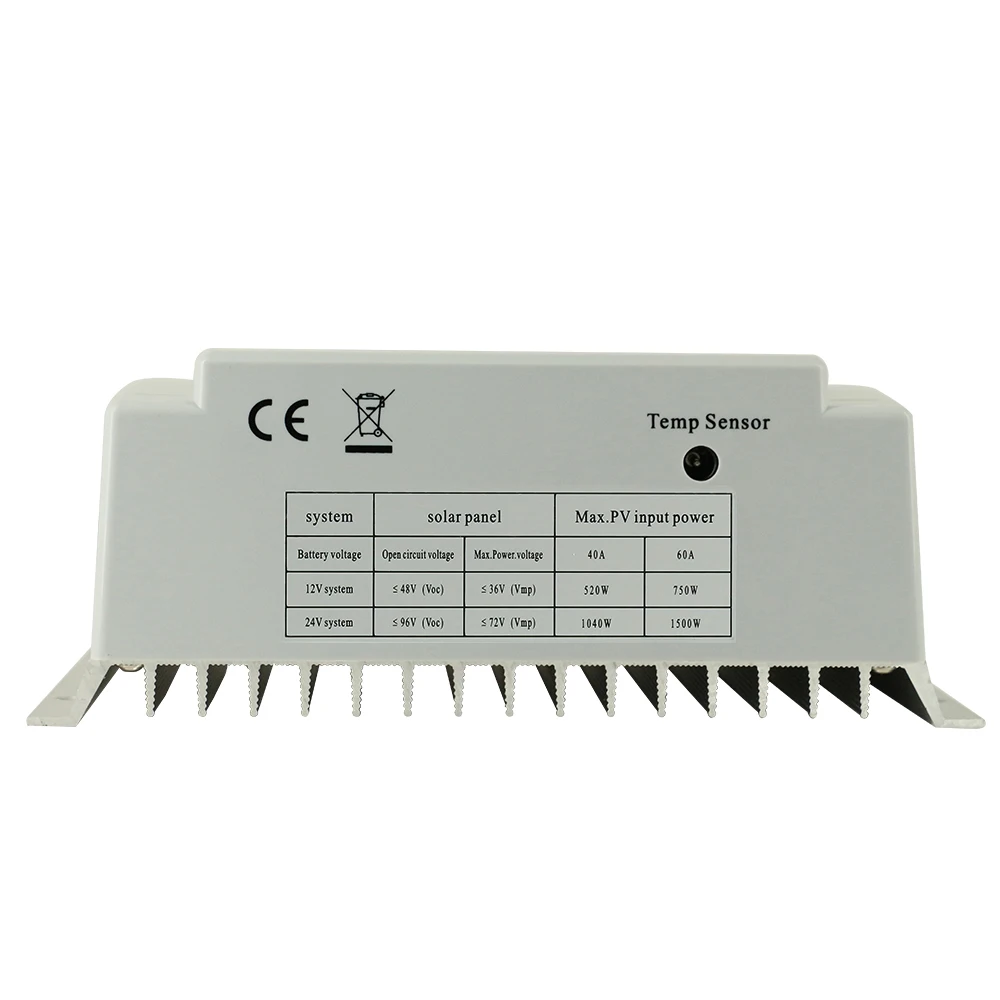 PowMr MPPT 40A 60A 12 В 24 в Солнечный контроллер заряда для Max 100 солнечная панель Вход с