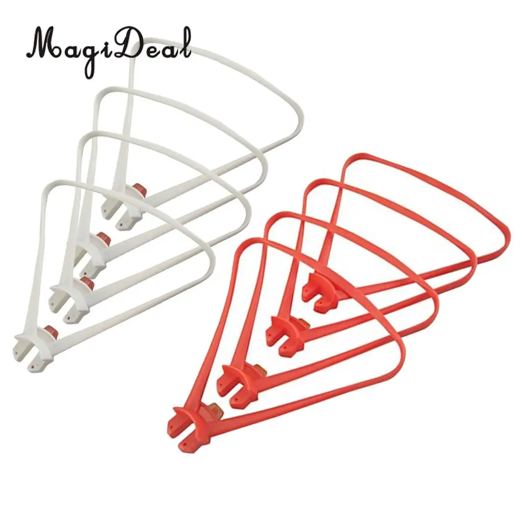 MagiDeal 4Pcs Plastic Propeller Protect Ring Cover Guard for Syma X8SW X8SC X8SG X8 Pro RC Quadcopter Drone Spare Parts Accs