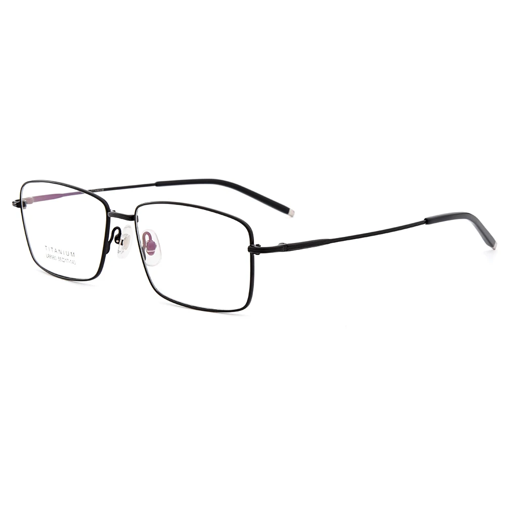 Cena Gmei optyczne Ultralight 100% czysty tytan pełna obręczy okulary rama dla biznesmenów krótkowzroczność czytanie okulary korekcyjne LR8980