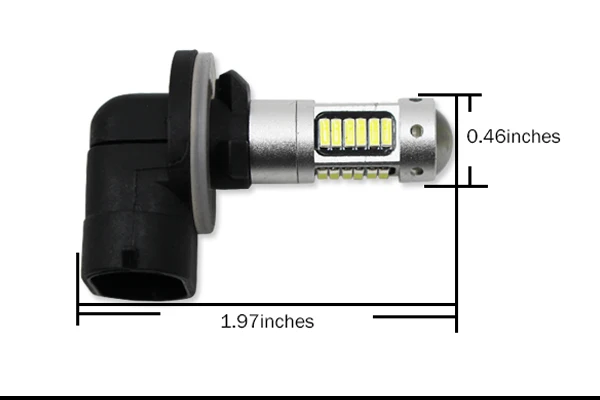 IJDM Высокая мощность 6500K белый 30-SMD 4014 881 889 H27 светодиодный Сменные лампы для автомобильных противотуманных фар, ca DRL лампы, 12V автомобильный светодиодный, желтый/красный