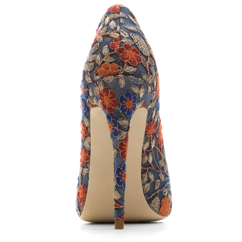 Blue Scarpe San Cm De Cm Boda Cm 12 Partido 33 Azul Atractivo 43 Tamaño Zapatos Bombas Estilete Cocoafoal Cm 12 black 10 Más Valentín 45 Mujer 8 Bordar 10 44 wq4a1UH