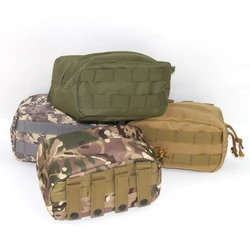 Chaleco táctico Molle, bolsa de cintura de nailon, accesorio para herramientas, riñonera de utilidad militar para Paintball, bolsas de caza al aire libre