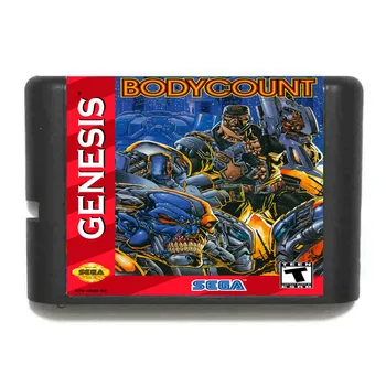 

Body Count 16 bit Game Card For Sega MegaDrive & Genesis System