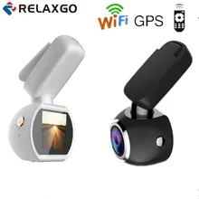 Relaxgo Mini Car DVR Wifi GPS Logger Car Camera FHD1080P Video Recorder Night Vision Dash Cam Remote Control Auto Black Box