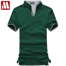 Летние мужские рубашки поло оптом мужские хлопковые разноцветные рубашки поло с коротким рукавом простые мужские рубашки MTS001 Большие размеры s-5XL