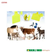 Epc gen2 пассивные 860~ 960 МГц UHF RFID ушные метки для животных фермы livesoc длинный Диапазон идентификации Корова Крупный рогатый скот Ушные бирки