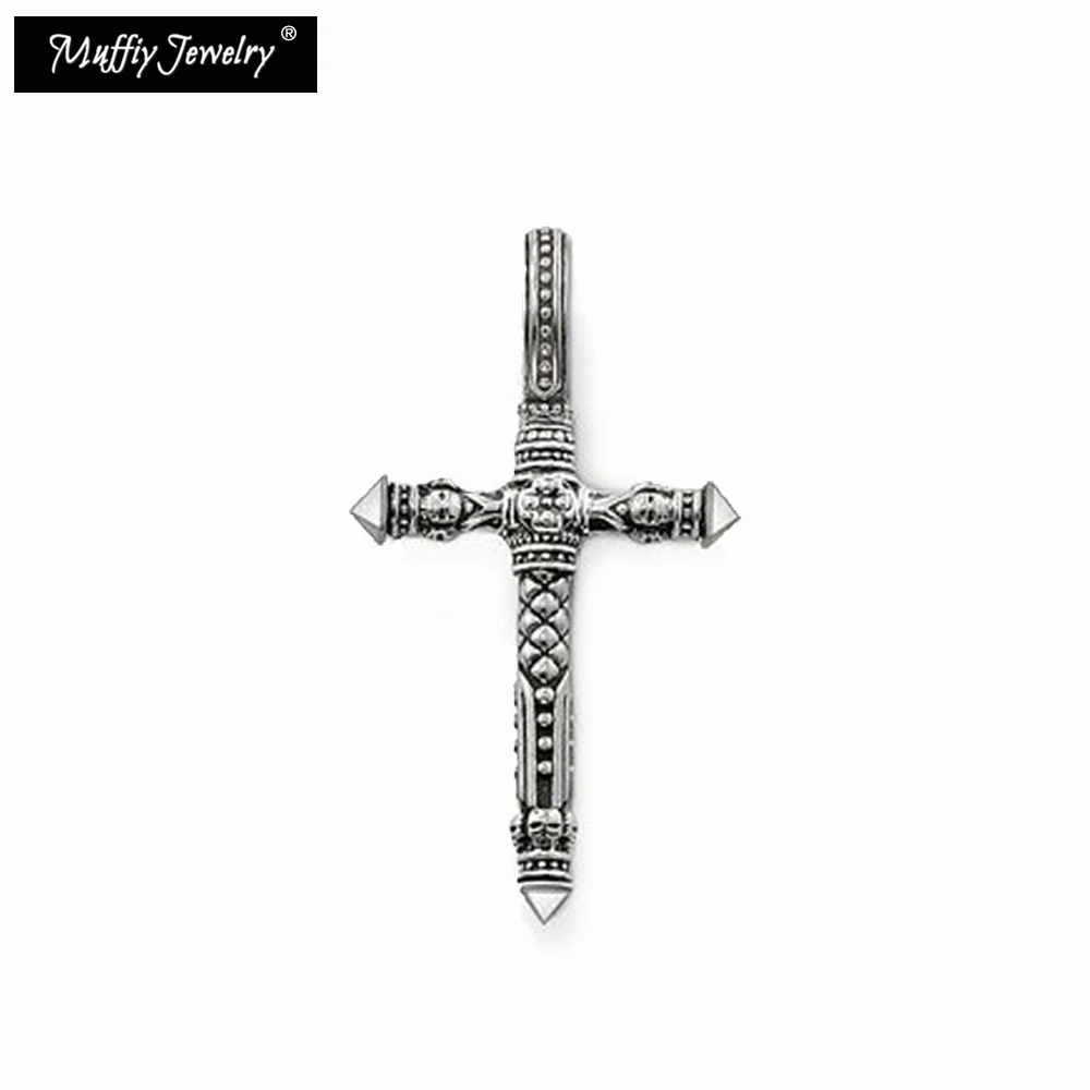 Cross Pendant Jewelry Accessories Europe Style Rebel Fashion Heart Jewerly For Men &amp Women 2017 Gift In 925 Sterling Silver | Украшения