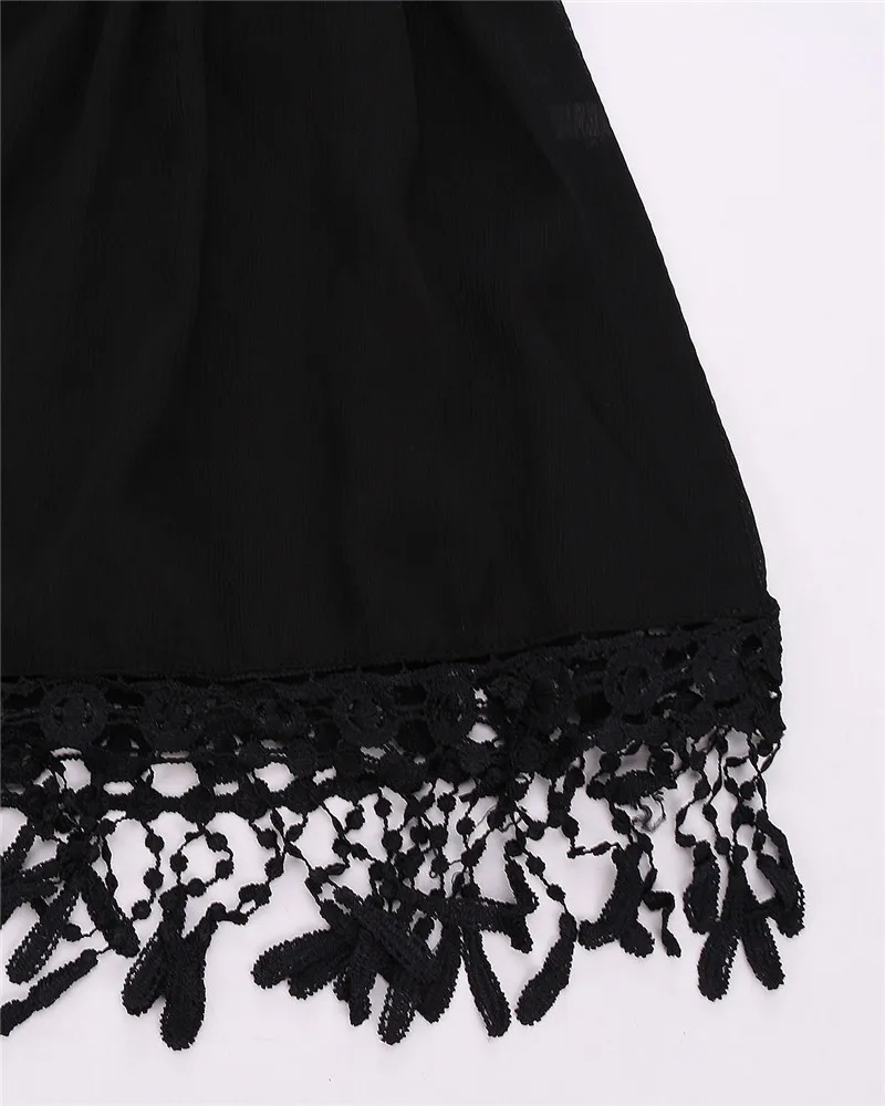 ZANZEA 2017 Summer Women Boho Tassel Lace Dress Sexy Crochet Tunic Beach Party Dresses Black White Chiffion Vestidos Plus Size 30