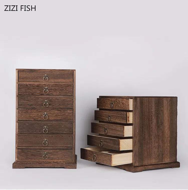 

Multi-layer solid wood storage box Gift Boxes Pu'er tea collection Tea Wooden box Jewelry storage boxs kit