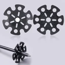 На открытом воздухе Кемпинг Туризм поддержка Резиновый Наконечник торцевая крышка молоток корзина в форме снежинки прогулки треккинг полюс палка Пешие прогулки Защитная палка