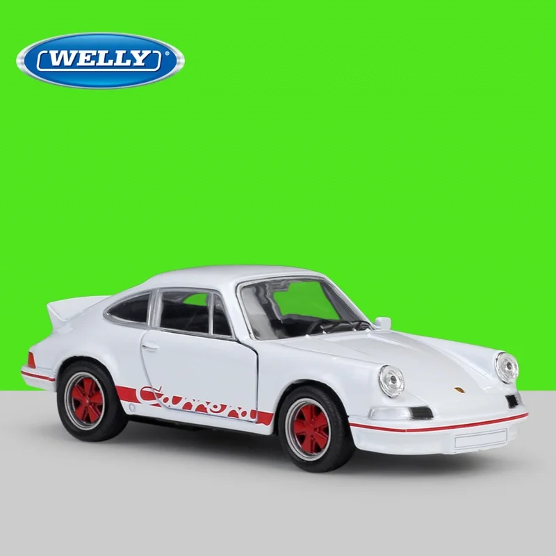 

1:36 Welly Porsche Carrera RS 1973 Alloy Toys Pull Back Diecast Model Car