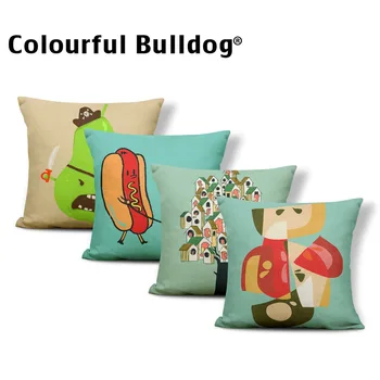 

Animal Tree Cushion Cover Imagine Pillow Case Covers Abstract Anime Chair Homeware Apple Slices Throw Pillow Covers 18X18 Burlap