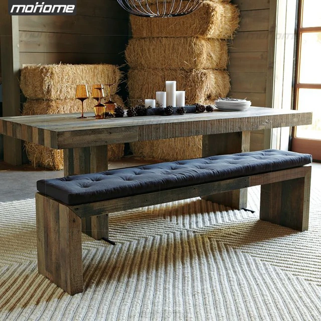 Nordic American Minimalist All Wood Bench Ikea Creative Home Thicken Nordic American Minimalist All Wood Bench Ikea Creative Home Thicken Elm Special Character Customization