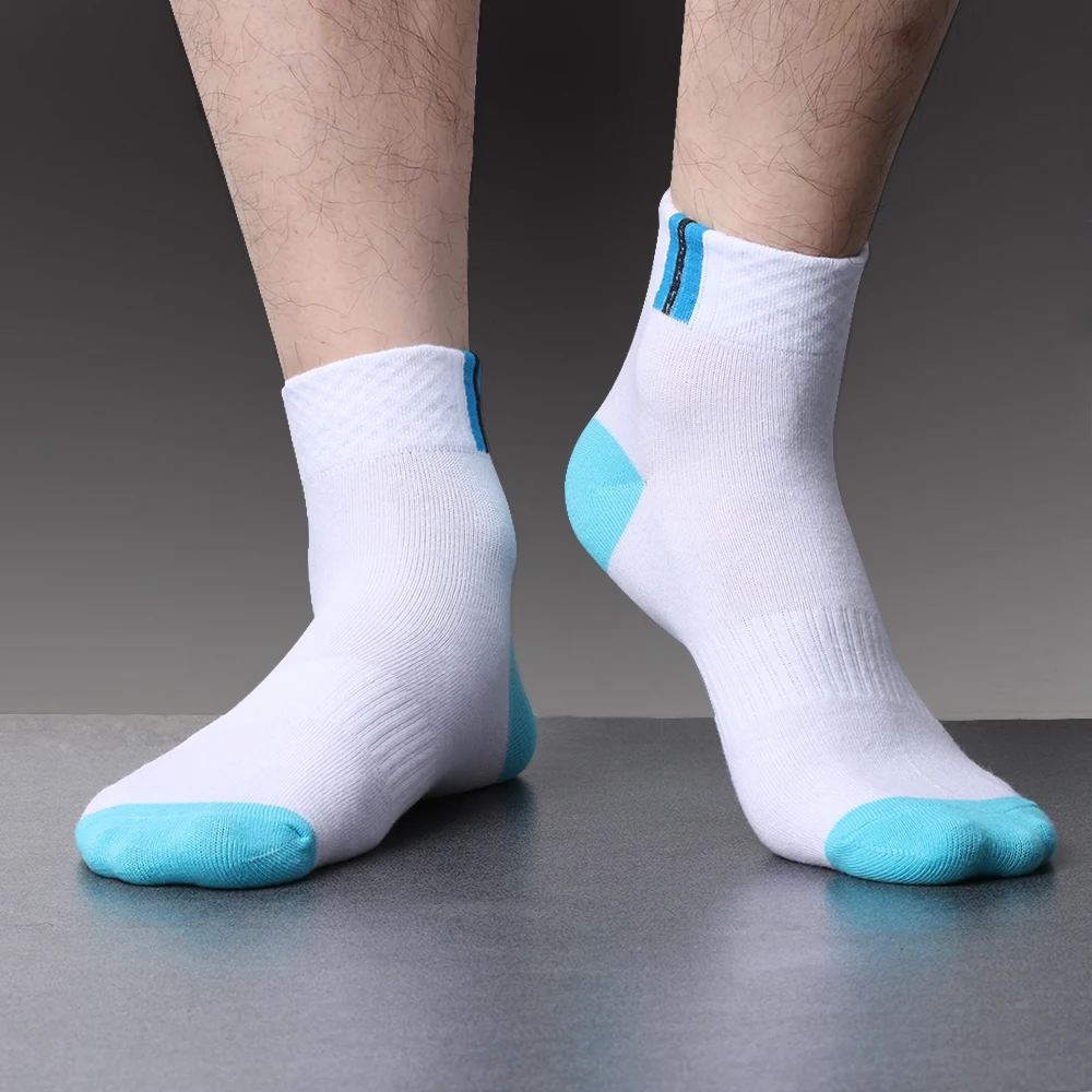 

High Quality Men Socks Cotton Bamboo Fiber Classic Breathable Mesh Mountain Socks Men's Fashion Short socks 2017 Hot Sale