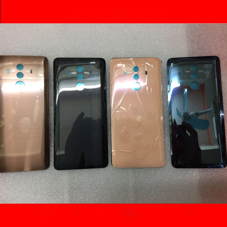 

Ekvinor For Huawei mate 10 Pro rear panel battery back glass case with logo + binder