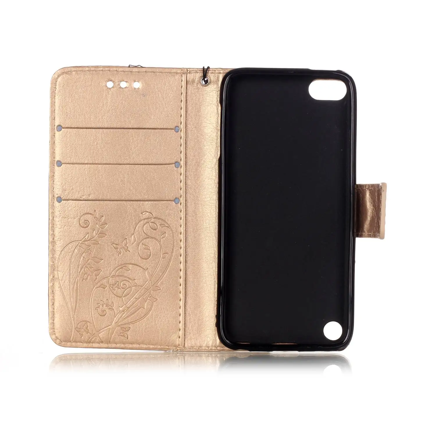 Роскошные Чехлы портмоне для телефона с одним тиснением iPod Touch 5 6 touch5 touch6 th5