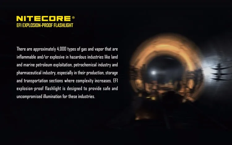 Desconto Ef1 830lm Explosão prova Nitecore Levou Lanterna Tática Protorch ex d ii c t5 gb Indústrias Perigosas Incluindo Terra 5 Cheap Lanternas