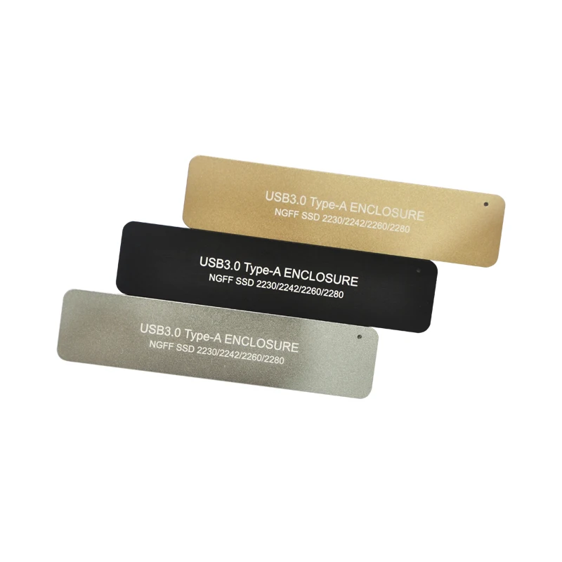  Versenkbare schalter M.2 SATA SSD Gehäuse USB 3.0 zu NGFF B schlüssel B + M Schlüssel adapter 2280 