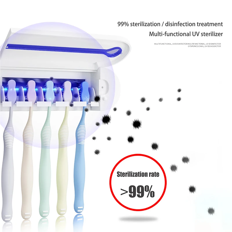 MICCK Автоматический Дозатор для зубной пасты, интеллектуальный стерилизатор, УФ-светильник, держатель для зубной щетки, набор для ванной комнаты 3 в 1
