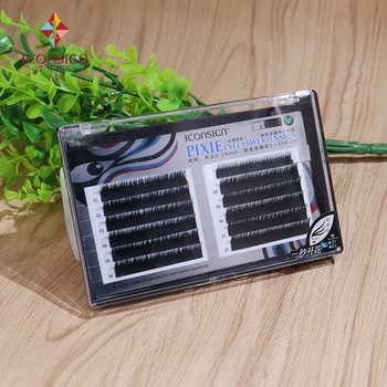 

Natural False Eyelashes J/C Curl 12 lines Single Super Soft 0.06mm thickness Camellia Eyelashes Cilia make up extension