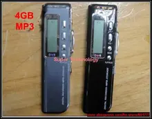 4GB,digital voice recorder,MP3 player function,play back function with speaker,LCD,audio recorder,OK to record on Telephone