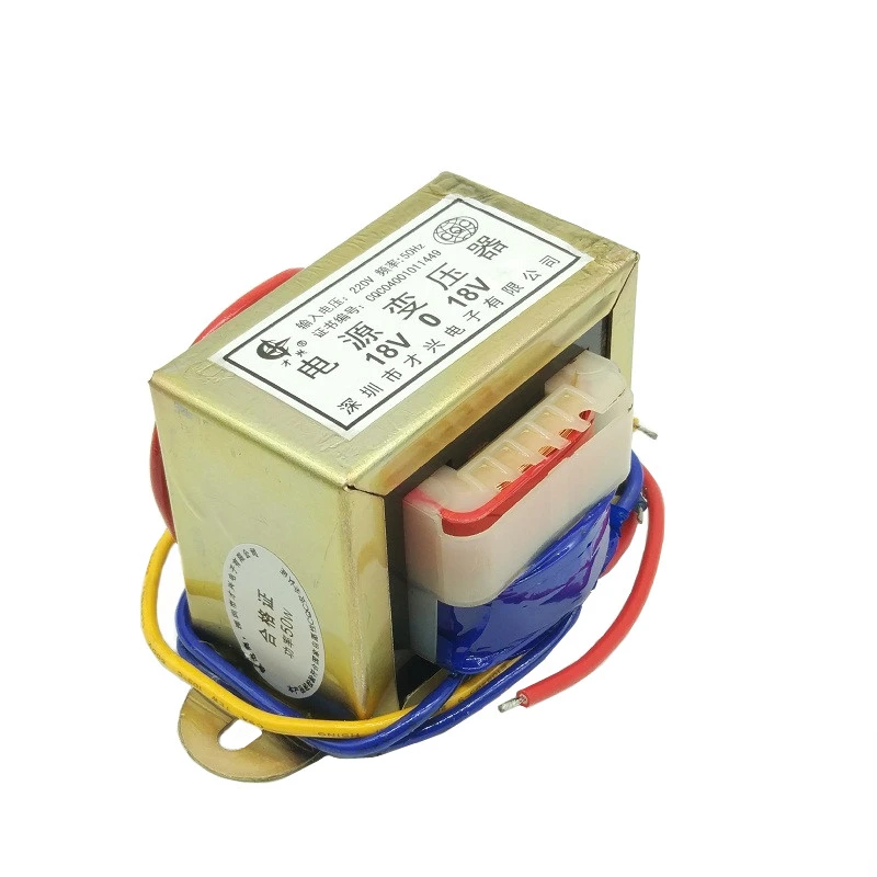 

EI66 Transformer DB-50VA 50W 220V to 18V*2 Dual Group AC 18V 1.38A Power Frequency