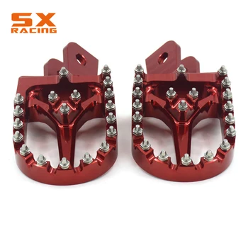 

Motorcycle Red Aluminum Foot Pegs Footpeg Pedals FootRest For HONDA CRF230L CRF230 L 2003 2004 2005 2006 2007 2008 2009