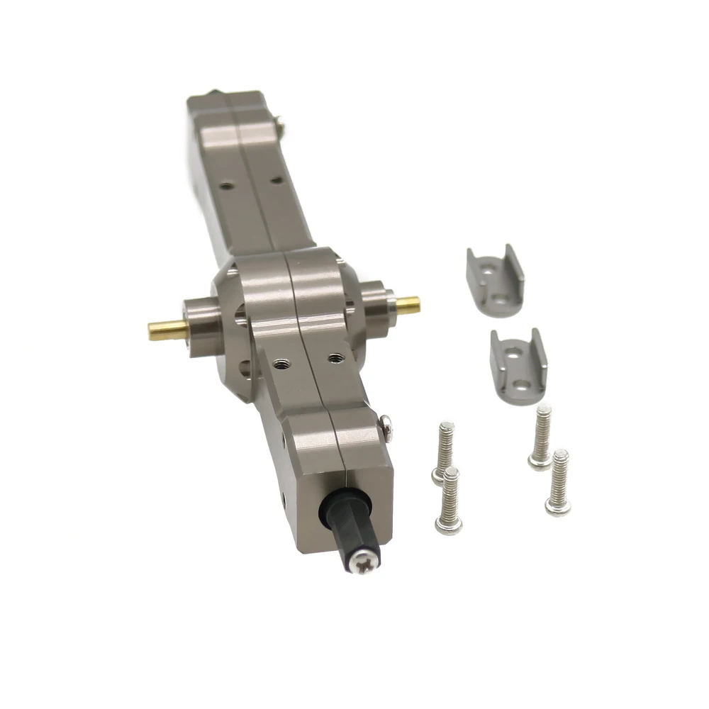 

Center Bridge Axle Gear Box With Full Copper Gears For WPL Henglong B1 B16 B26 JJRC Q60 6x6 Military Truck&Crawler