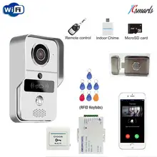 IR Infrared Door Access Wireless Wifi Camera Video Intercom Door Phone for Smartphone Remote View Unlock