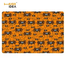 HUGSIDEA Happy Halloween Дизайн Творческий вход ковры паук печатных ковер коврик для Ванная комната Кухня нескользящей коврики ковры