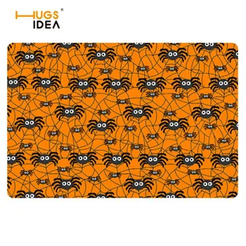 

HUGSIDEA Happy Halloween Design Creative Entrance Carpets Spider Printed Carpet Doormat for Bathroom Kitchen Non-slip Mats Rugs
