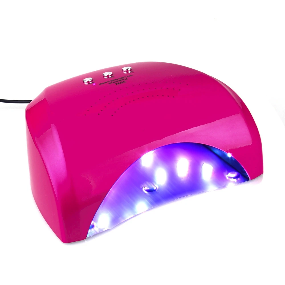 36W LED Nail UV Lamp 365 + 405nm Double Light Source Fully Automatic