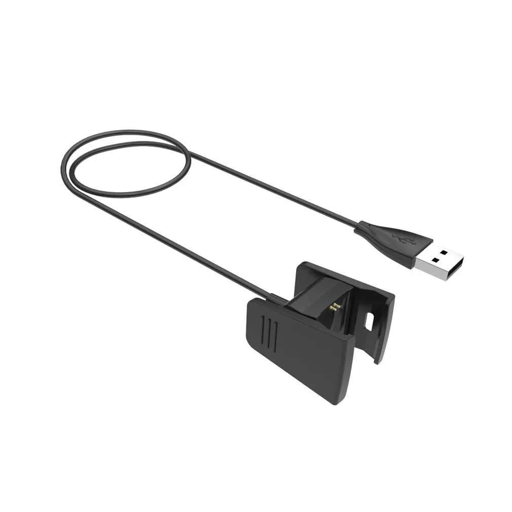 Профессиональный Черный Портативный usb-кабель с зажимом для зарядки Fitbit Charge 2 Watch charger эффективная зарядная Колыбель Замена док-станции
