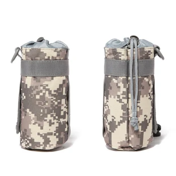 

550ML Water Bottle Pouch Tactical Molle Kettle Pouch Pocket Water Bottle Holder Army Gear Bag 6 Colors