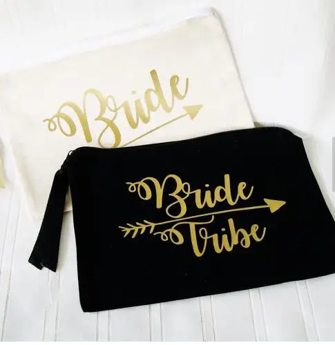 

Personalised names bridesmaid wedding Gift Make Up Cosmetic Bags purse Unique Gift for Bridal Party Bags favors